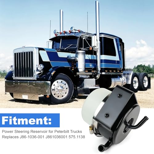 Jetuplusllc Power Steering Reservoir Compatible with Peterbilt Trucks Replaces J86-1036-001 J861036001 575.1138 by Jetuplusllc - Image 6