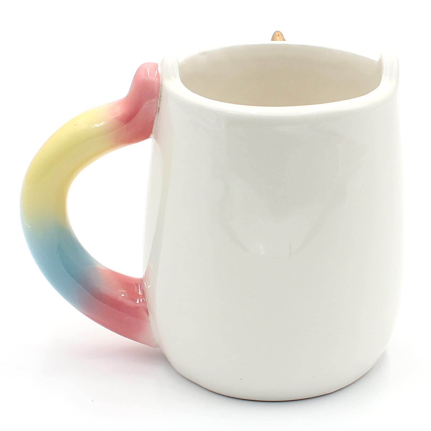 Dekohelden24 Koffiemok koffiemok van keramiek - motief: heelal met raketgreep - afmetingen: ca. H/: 12 x 8 cm/inhoud: 400ml