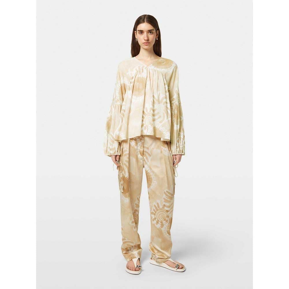 Scotch & Soda Printed Crinkle Top Mujer