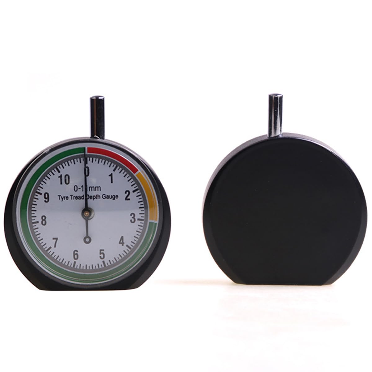 JNNJ Quadrante Misuratore Battistrada Pneumatici, Veicolo Quadrante Pneumatico Strumenti, Battistrada 0-11MM Diametro, per Auto, Moto, Motociclett, Biciclette, Professionale, Universale Pratico