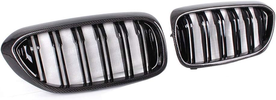 For BMW X3 F25 X4 F26 Real Carbon Fiber Car Front Kidney Grille 2014-2018