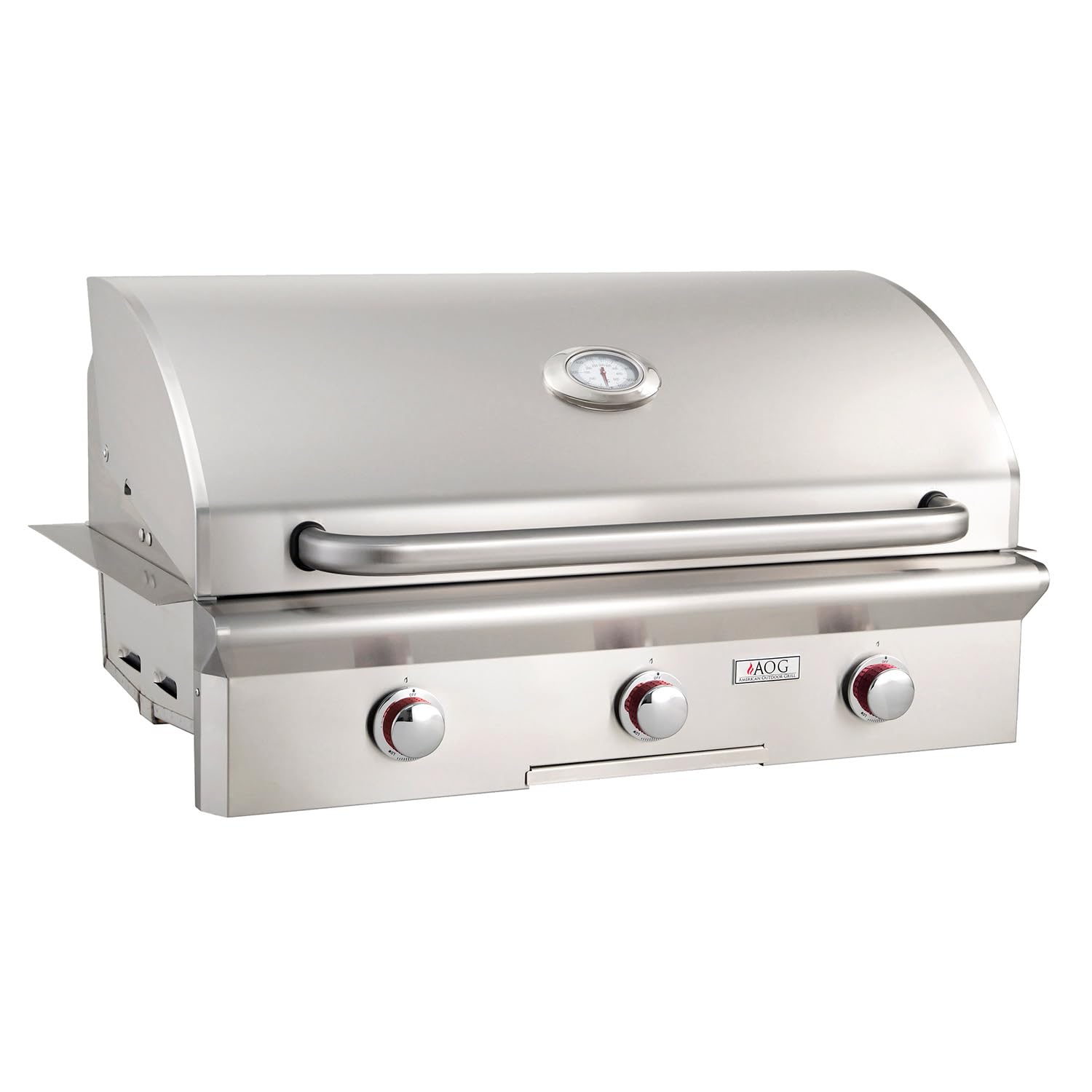 American Outdoor Grill T-Series 36-Inch 3-Burner Built-In Natural Gas Grill - 36NBT-00SP with Rapid Fire Ignition, Propane Conversion Kit & 648 Sq. In. Cooking Area