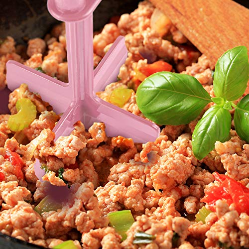 image for Premium Heat Resistant Meat Chopper, Masher & Smasher for Hamburger Me