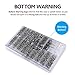 HQMaster Eyeglass Repair Kit, 1000Pcs Sunglasses Watch Tiny Screws Assortment Stainless Steel with Tweezers Nut Washer Micro 4 in 1 Screwdriver Tool for Spectacles Eyeglasses Glasses Clock Repairing