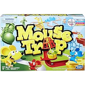 Hasbro Gaming Mouse Trap Board Game for Kids Ages 6 and Up,Classic Kids Game