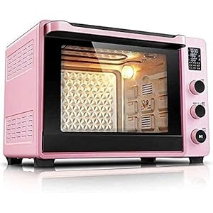 Slimme oven,elektrische mini-oven met kookplaat Huishoudelijke bakken Taartoven 40l Huishoudelijke automatische mini-oven LED-display Aanrecht Broodroosteroven (kleur:groen)