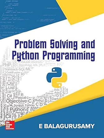 Buy Problem Solving and Python Programming Book Online at Low Prices in ...