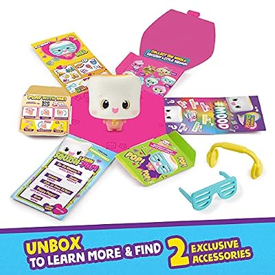 My Squishy Little Marshmallow Interactive Doll Collectible with Accessories Mel (White)