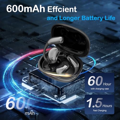 ÜBersetzer KopfhöRer, Übersetzungskopfhörer mit LCD-Touchscreen, AI Kopfhörer Übersetzer 144 Sprache in Echtzeit Kabellos Translator Earbuds, Open Ear Kopfhörer für Travel Business Studenten Lernen