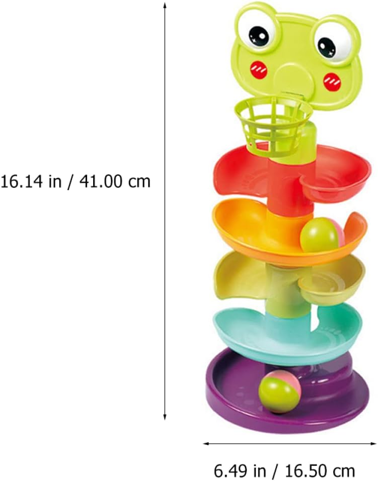 1 Set Kid Stack Toys Funny Animal Track Assemble Toys Abs Material and Safe for Kids Random Style