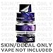 IT'S A SKIN Decal Vinyl Wrap for VooPoo Drag 2 V2 & UForce T2 Tank Vape Sticker Sleeve/Dark Solar Burst Galaxy Nebula