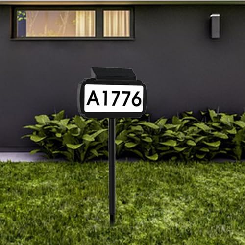 Plaque d'adresse lumineuse LED pour trouver sa maison dans le noir - 8