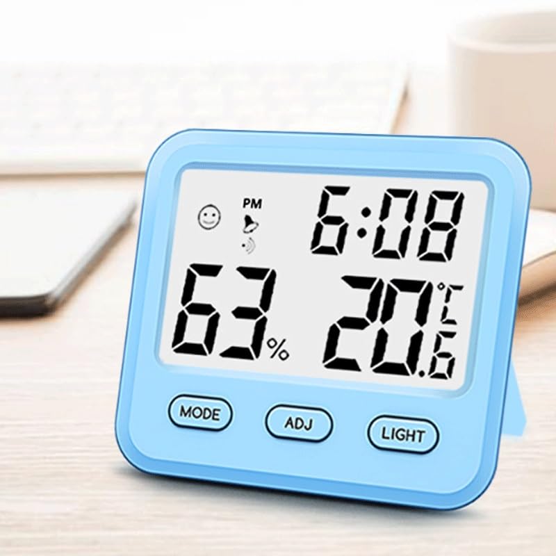 Digital Thermometer Home Use Indoor Wall Mounted Temperatur Humidity Meter