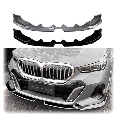 Diffuseur de pare-chocs avant look carbone pour BMW i5 G60 et G61 Série 5 édition 2024 - 2