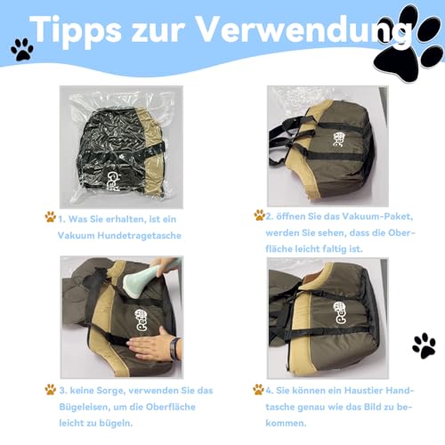 Winter Tragetücher Hund Katze Tragetasche Verstellbar Tragbar Hundetragetasche Verbreitert Verdickt Transporttasche Atmungsaktiv Haustiertasche Sicherheitsgurt Hundetasche Haustier Outdoor