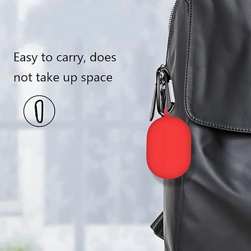 Miniatura 6 de USTIYA Funda para Huawei Freebuds Pro 2 2022 Funda protectora de silicona con cubierta de llavero (rojo)