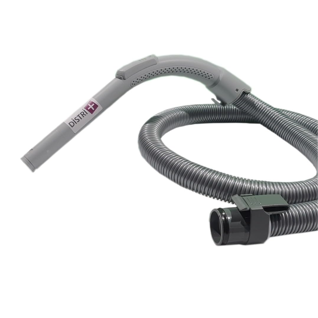 Flexible complet avec poignée plastique standard pour aspirateur Electrolux : Clario, Dolphin, Excellio, F1, GT, Ingenio, Las'air, Oxygen, Silence, etc - Longueur : 1,8m - Diamètre : 32mm