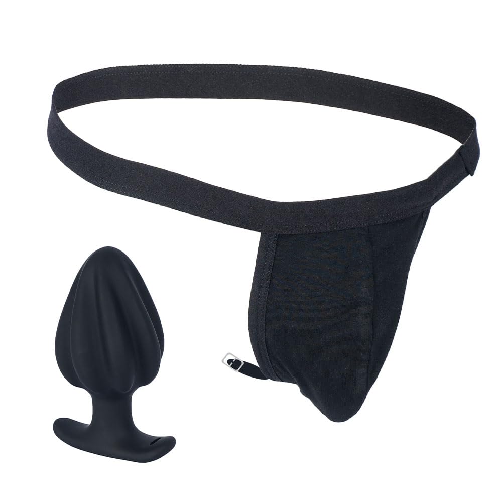 YWZAO Plug Anal sous-vêtements String Système À Clip Homme N31