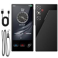 VXVMN Traduttore Vocale Istantaneo Multilingue, Traduttore Simultaneo Vocale per 148 Lingue Online e 19 Offline, Traduzione di Foto Supporta WiFi/Bluetooth con Batteria da 1500 mAh, Italiano Offline