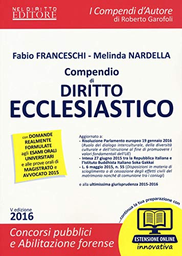  Compendio di diritto ecclesiastico. Con aggiornamento online