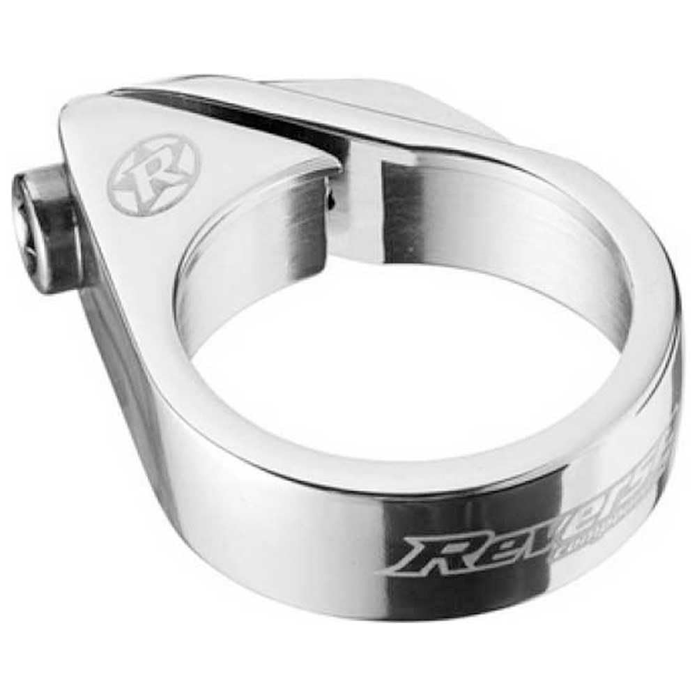 Reverse Components Black,Silver Reverse Bolt Clamp Seat Clamp 34.9Mm Silver