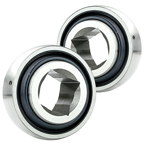 2X GW208PPB8 Agricultural Bearing Farm Equipment Oil Hole Ag DS208TTR8