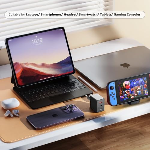 Chargeur USB C PD 3.0 45W KFD pour Nintendo Switch OLED et Meta Quest 3
