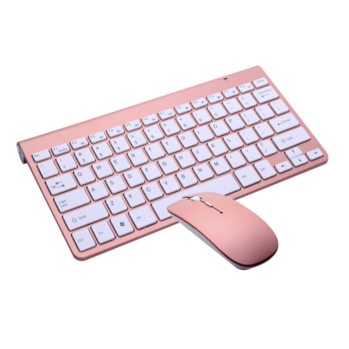 Teclado Inalámbrico 2.4g Diseño Elegante Healeved con Ratón Portátil para Computadora 8
