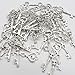 Salome Idea Skeleton Key Charm Set in Antique Silver (48 Charms) 6 Styles (Silver Color)