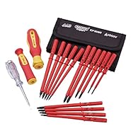 Efficient - Premium steel blades with a precision-machines tip for an exact fit to prevent screw damage, the ergonomic soft grip bi-material handle for free spinning in the palm of your hand, each screwdriver has clear markings to easily identify hea...