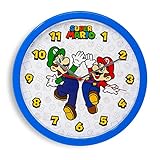Geschenkidee Kinder: Überraschen Sie Ihre Liebsten mit dieser wunderschönen Super Mario Wanduhr für Kinder. Sie ist ein tolles Geschenk für kleine Nintendo-Fans!