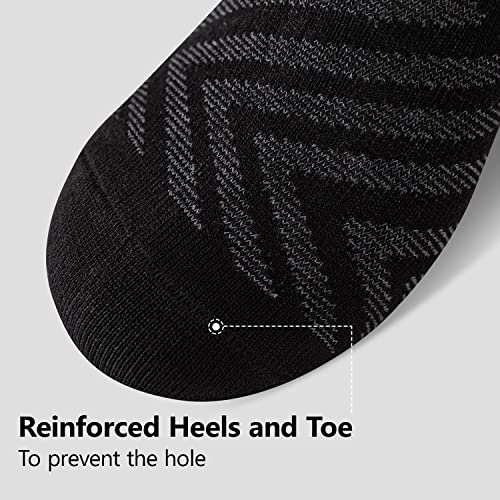 Sock Amazing Unisex Bamboo Rayon No Show Boat Socks 8 Pairs Black Ankle Sock for Men Women Non Slip Low Cut Sock Soft Casual3