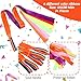 Meyeyaia 24 PCS Rainbow Dance Ribbons Streamers Hand Held Rhythmic Gymnastics Dance Ribbons Rainbow Streamers for Teenager Adults Ribbon Dancer Gymnastics Competitions Performances