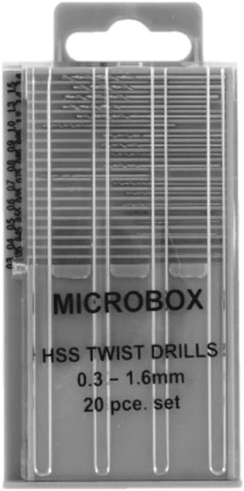 RDR4001 Microbox 0.3-1.6 mm Drill, Set of 20