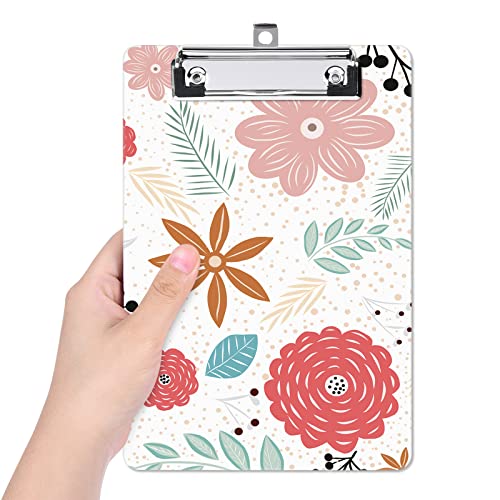 Image of Small Plastic Clipboard 6 x 9 in, Standard A5 Size Fashion Clip Board