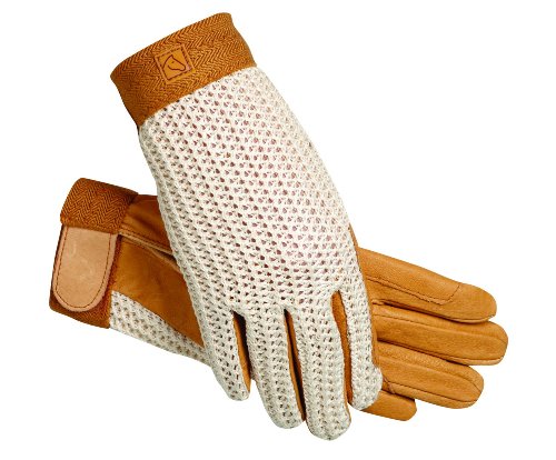 SSG Lycrochet Ultraflex Gloves 7 Natural/Natural