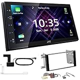 JVC KW-M565DBT 2-DIN Autoradio mit DAB Antenne passend für Subaru Impreza 2007-2012 Klavierlack schwarz