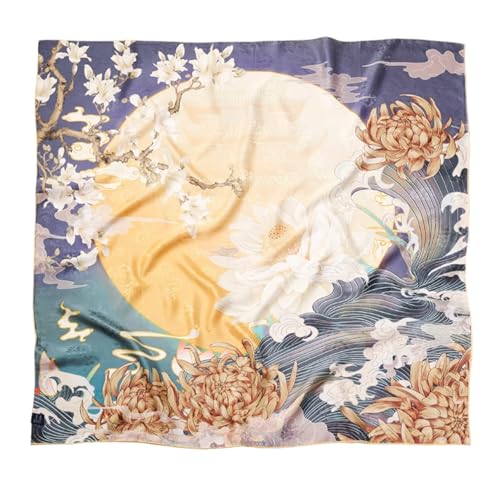 Écharpe en soie pour femme HangErFeng : finis les foulards ternes qui glissent de vos cheveux