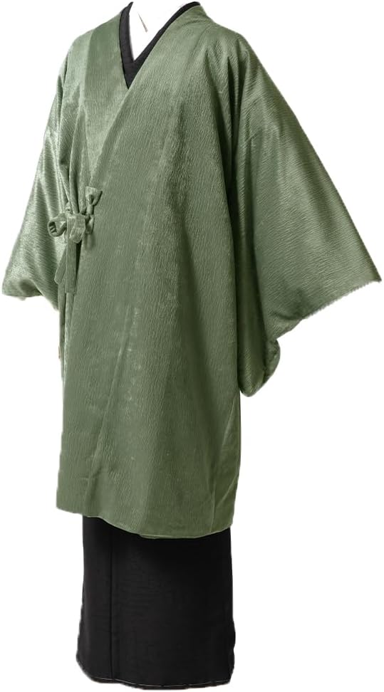 有松鳴海絞り 浴衣 木綿 バチ衿 単色 流水花文 肩・居敷当て イ5635