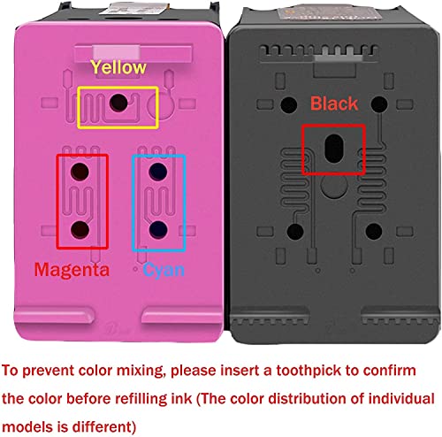 Image of QUINK Inkjet Refill Ink for use All Inkjet, deskjet, officejet Printers and Cartringes forHP priner cartridges &Canon Printer cartridges (Full Set) (2 BK 1 Syringe 1 Tool)