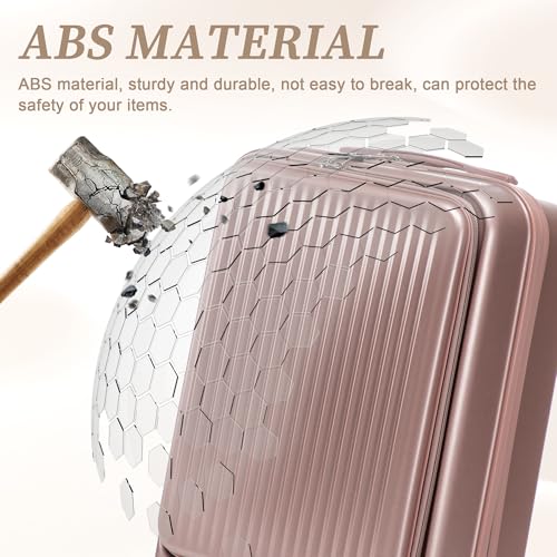 Image of Hardside Luggage, Lightweight Suitcases with Spinner Wheels, 20 /14 Inch