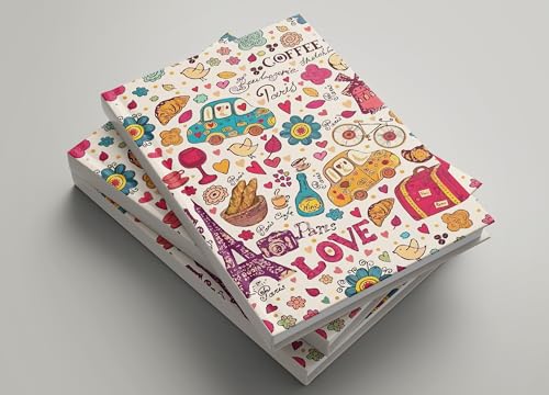 Image of AccuPrints Hard Bound Paper Notebook|Compact Size A5 (8.25 x 5.7)|200 Pages, 80 gsm|Flat Opening Hardbound Coffee diary-01