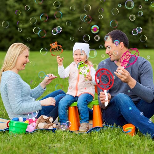 27Stück Große Seifenblasen Set Kinder Buntes Seifenblasen Spielzeug Bubble Geschenke Riesenseifenblasen für Sommer Outdoor Kinder Geburtstag Partys Hochzeit