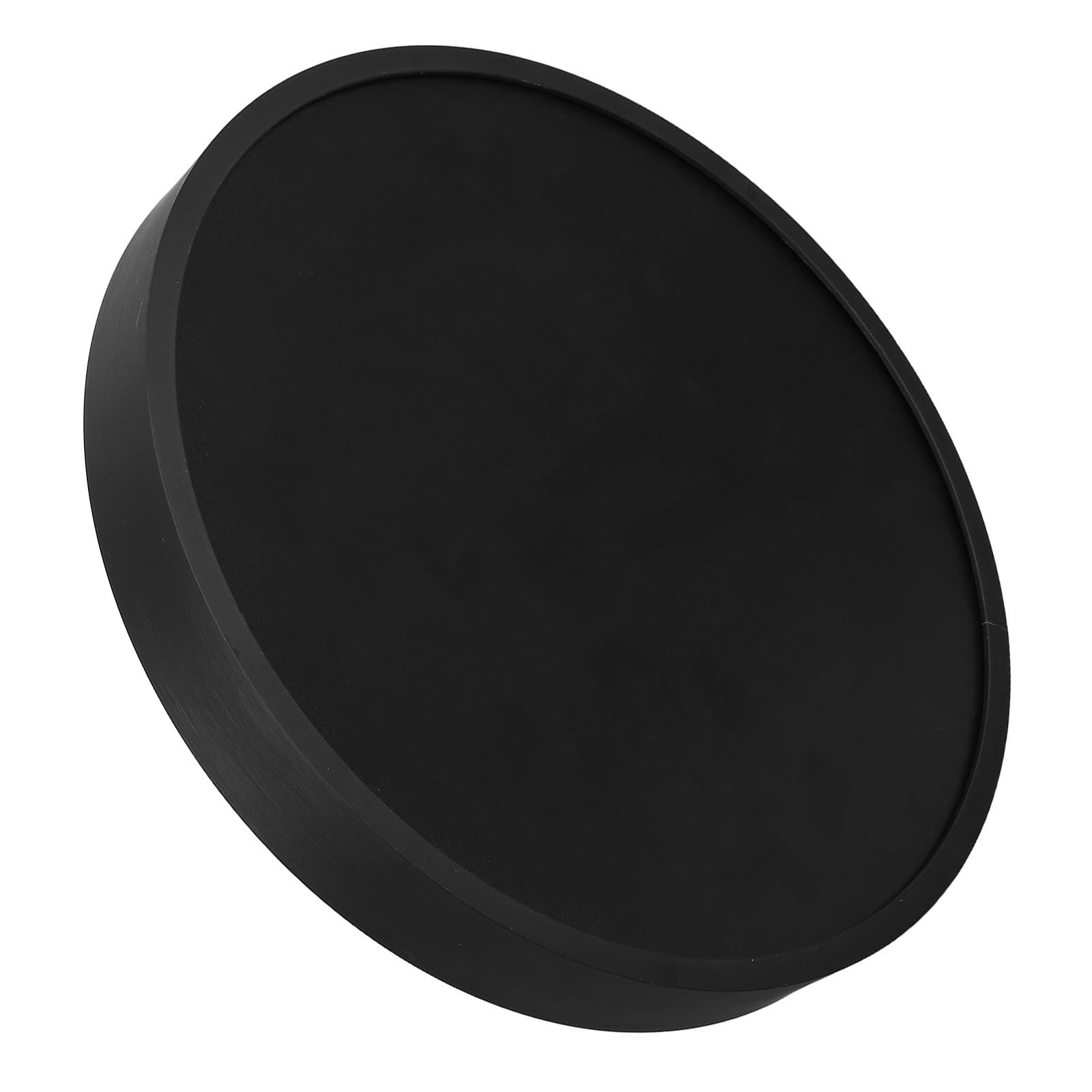 Cadre mural rond aluminium noir support uniforme haut de gamme pour studio d'art