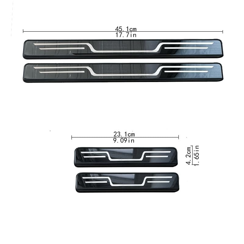 Protection de Seuil de Porte Fiat Panda Accessoire Idéal pour le Quotidien