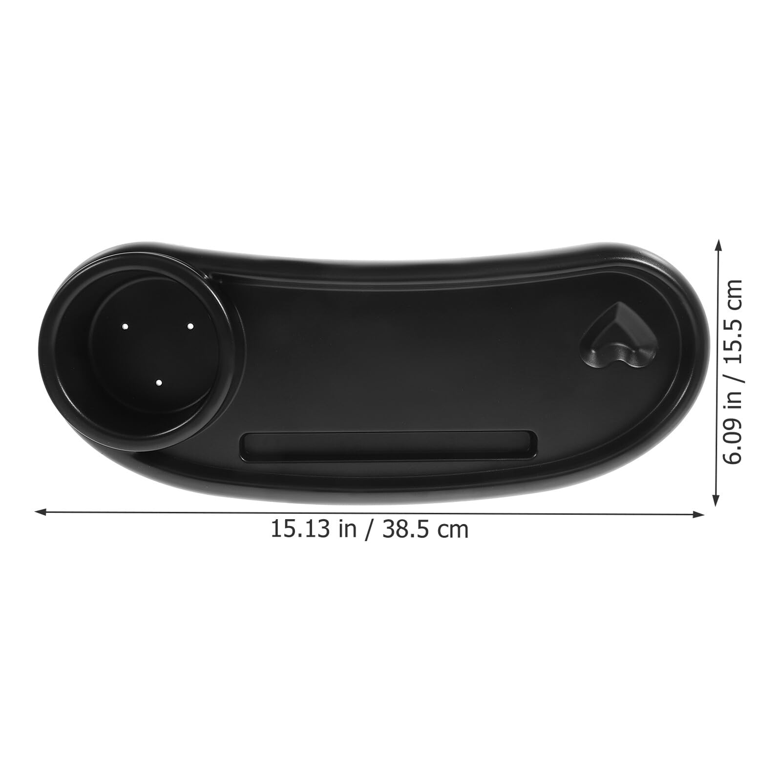Plateau Poussette Détachable avec Porte Gobelet Plateau Repas Garçon Fille Plastique Facile à Installer et Nettoyer Accessoire Poussette Pratique et Sécurisé