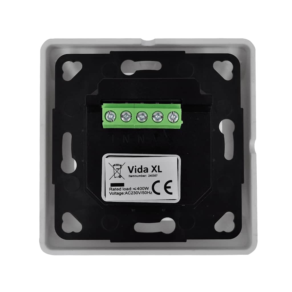 vidaXL Régulateur pour Moteur Rotatif avec Minuterie Programmable