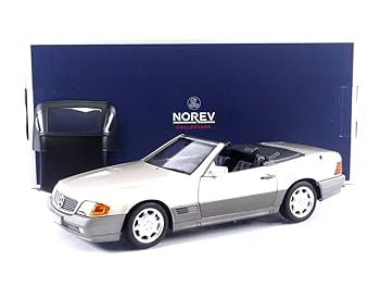 未使用　ノレブ 1/18 メルセデスベンツ 500SL 1989スモークシルバー 未使用 ノレブ 1/18 メルセデスベンツ 500SL 1989スモーク
