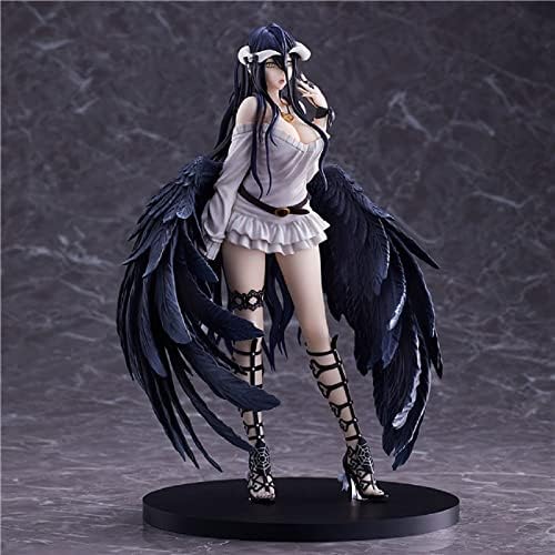 Overlord Albedo Anime Cartoon Girls Anime PVC Action Figures Toys Gift (8.4inch)