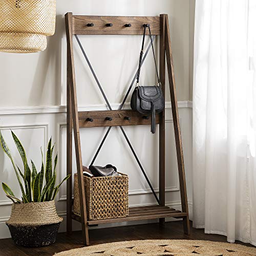 Eden Bridge Designs Garderobenständer, Massivholz, Braun, 84.46 x 46.36 x 172.72 cm Cover